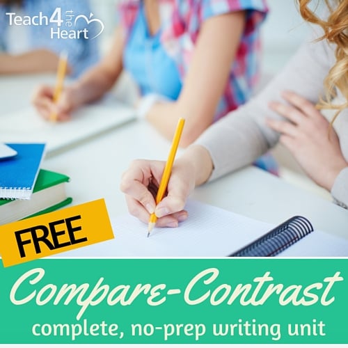 free compare / contrast writing unit
