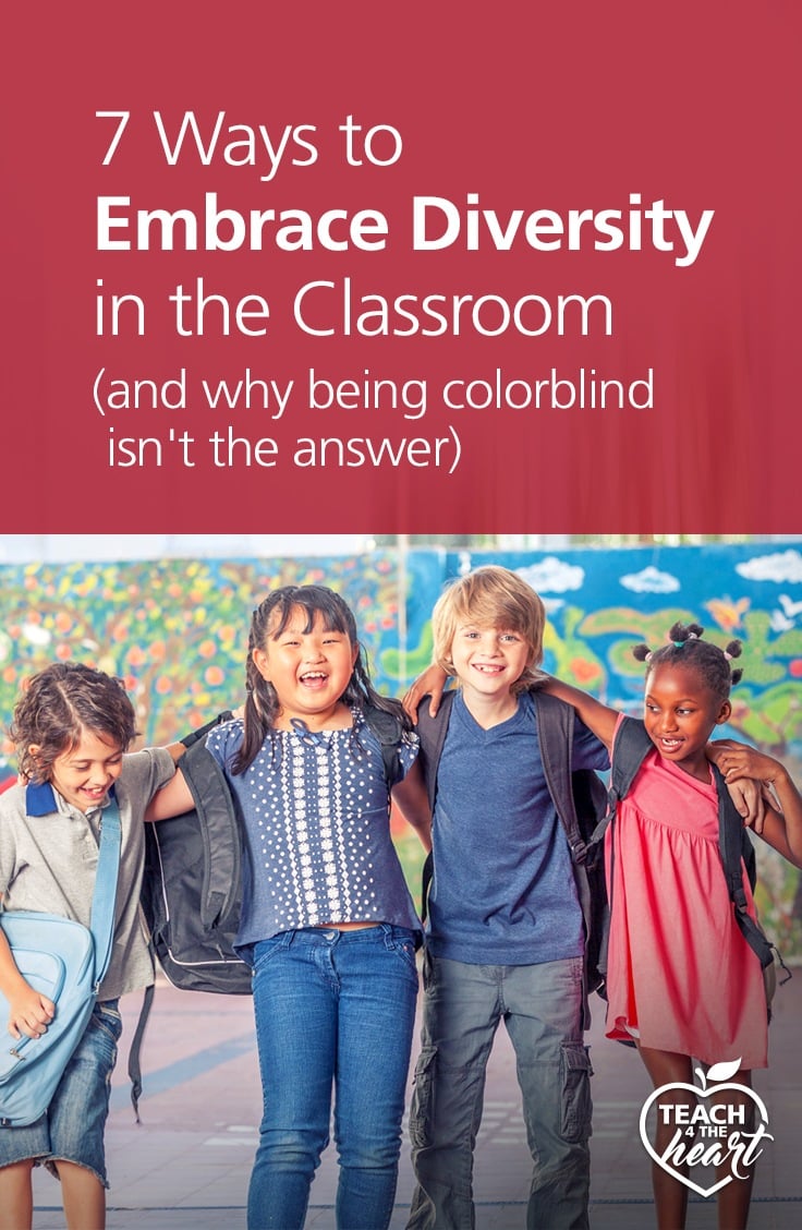 In this blog post, we share 7 practical teaching strategies to embrace diversity in the classroom. Making our classroom a welcoming and diverse place is more important than ever. We need to ensure that all of our students feel comfortable and that they are exposed to a variety of cultures and races.