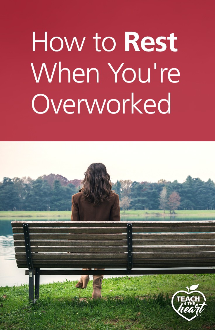 If you're looking for ways to rest in the midst of overwhelm, check out our teacher work/life balance tips. In this post, you'll learn what the Bible says about work and rest and then apply the principles to learn how to balance life.