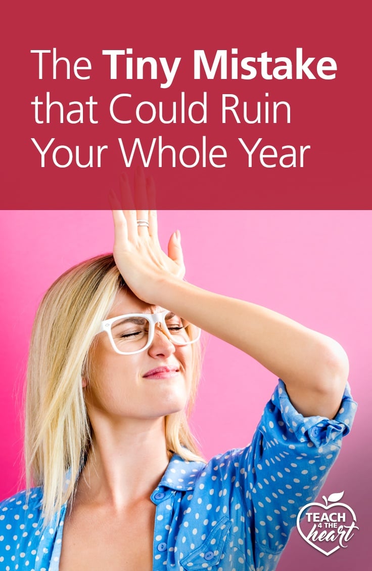 the tiny mistake that could ruin your whole year