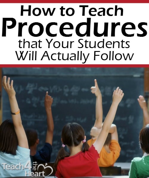 How to teach procedures that your students will actually follow